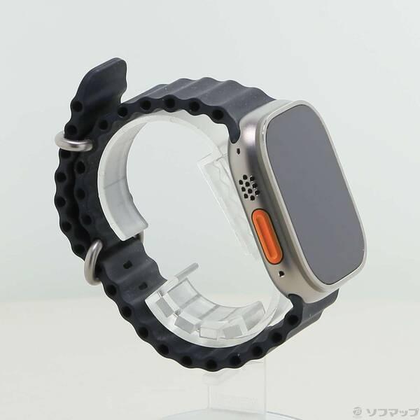 〔中古〕Apple(アップル) Apple Watch Ultra GPS + Cellular 49mm チタニウムケース ミッドナイトオーシャンバンド〔262-ud〕 |  | 03