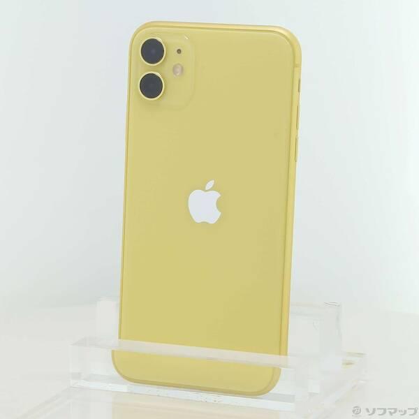 〔中古〕Apple(アップル) iPhone11 128GB イエロー MWM42J／A SIMフリー〔262-ud〕 | 