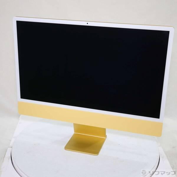 〔中古〕Apple(アップル) iMac 24-inch Mid-2021 Z12T Apple M1 8コアCPU_8コアGPU 16GB SSD512GB イエロー 〔26.3 Tahoe〕〔198-ud〕 | 