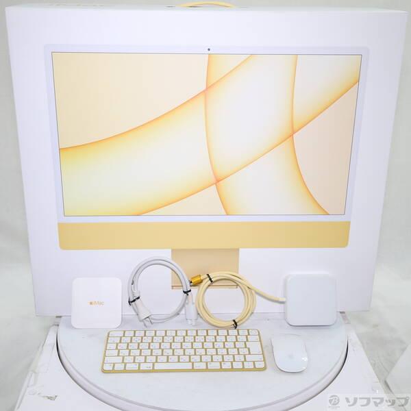 〔中古〕Apple(アップル) iMac 24-inch Mid-2021 Z12T Apple M1 8コアCPU_8コアGPU 16GB SSD512GB イエロー 〔26.3 Tahoe〕〔198-ud〕 |  | 04