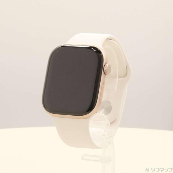 〔中古〕Apple(アップル) Apple Watch Series 11 GPS 46mm ローズゴールドアルミニウムケース ライトブラッシュスポーツバンド〔377-ud〕 | 