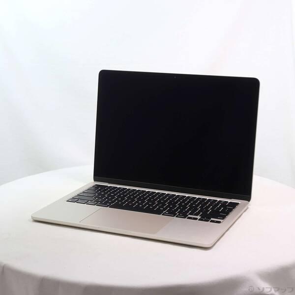 〔中古〕Apple(アップル) MacBook Air 13.6-inch Early-2024 MRXT3J／A Apple M3 8コアCPU_8コアGPU 8GB SSD256GB スターライト 〔26.3 Tahoe〕〔352-ud〕 | 