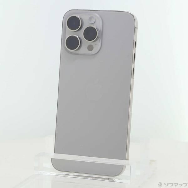 〔中古〕Apple(アップル) iPhone15 Pro Max 512GB ナチュラルチタニウム MU6W3J／A SIMフリー〔377-ud〕 | 