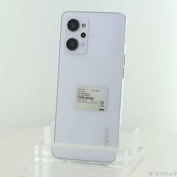 〔中古〕ワイモバイル OPPO Reno9 A 128GB ムーンホワイト YMOPRENO9A Y!mobile SIMフリー〔352-ud〕 | 
