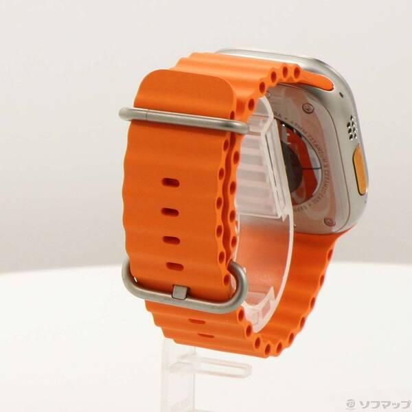 〔中古〕Apple(アップル) Apple Watch Ultra 2 GPS + Cellular 49mm チタニウムケース オレンジオーシャンバンド〔349-ud〕 |  | 02