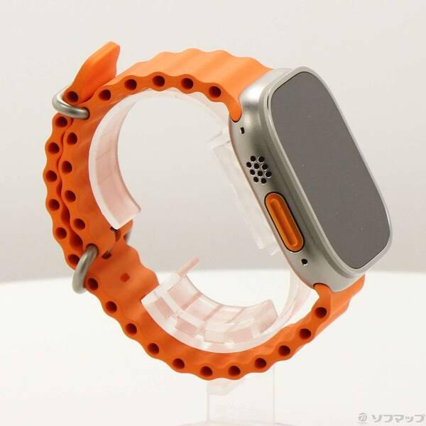 〔中古〕Apple(アップル) Apple Watch Ultra 2 GPS + Cellular 49mm チタニウムケース オレンジオーシャンバンド〔349-ud〕 |  | 03