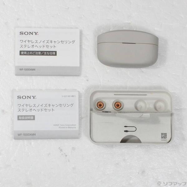 中古〕SONY(ソニー) WF-1000XM4 S プラチナシルバー〔198-ud