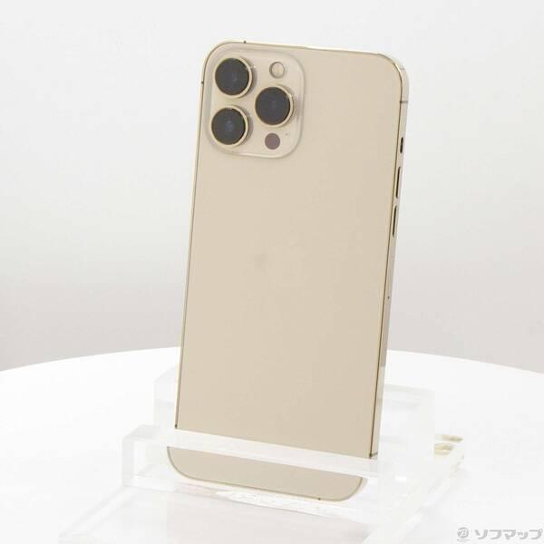 〔中古〕Apple(アップル) iPhone13 Pro Max 128GB ゴールド MLJ63J／A SIMフリー〔262-ud〕 | 
