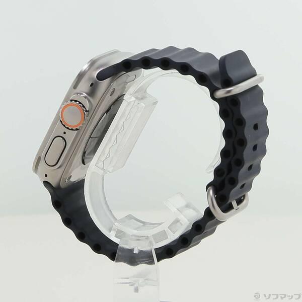 〔中古〕Apple(アップル) Apple Watch Ultra GPS + Cellular 49mm チタニウムケース ミッドナイトオーシャンバンド〔262-ud〕 |  | 01
