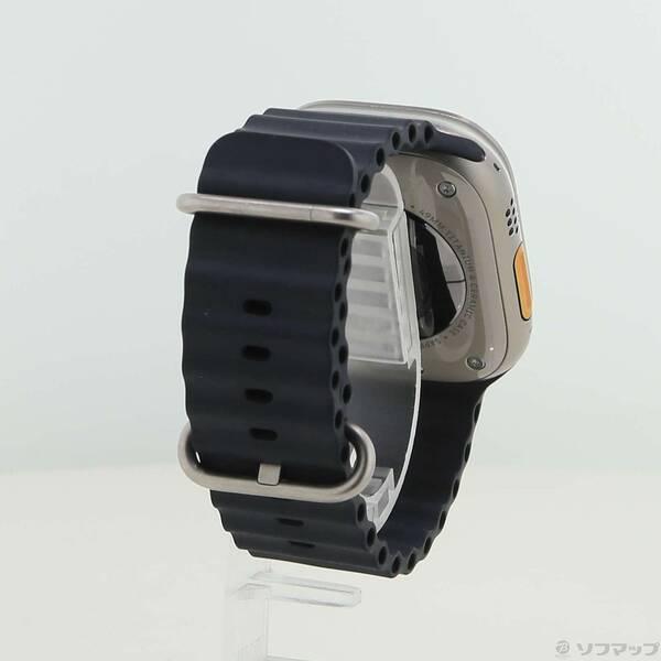 〔中古〕Apple(アップル) Apple Watch Ultra GPS + Cellular 49mm チタニウムケース ミッドナイトオーシャンバンド〔262-ud〕 |  | 02