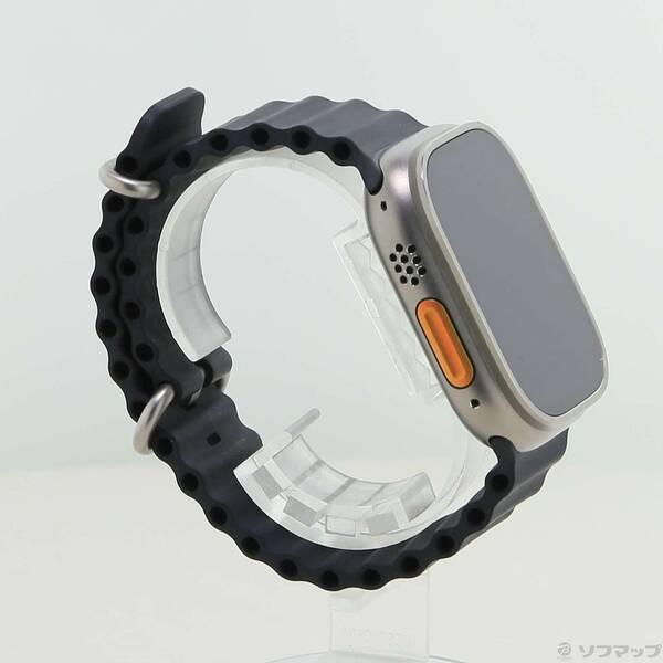 〔中古〕Apple(アップル) Apple Watch Ultra GPS + Cellular 49mm チタニウムケース ミッドナイトオーシャンバンド〔262-ud〕 |  | 03