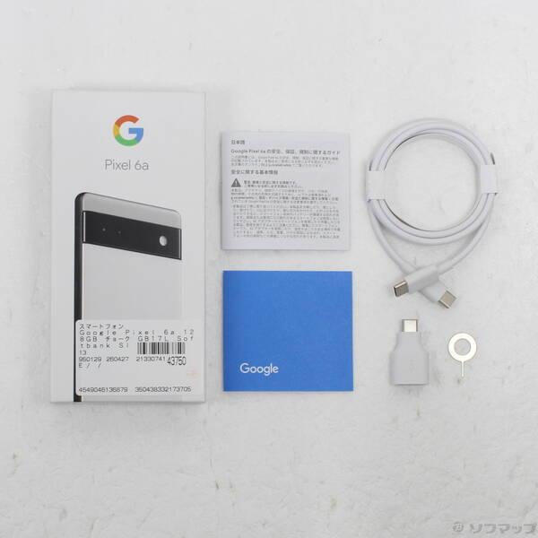 〔中古〕GOOGLE(グーグル) Google Pixel 6a 128GB チョーク GB17L Softbank SIMフリー〔198-ud〕 |  | 04