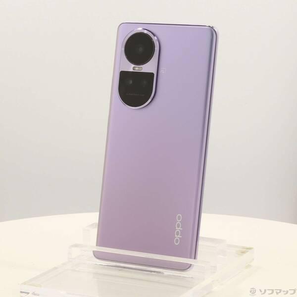 〔中古〕OPPO(オッポ) OPPO Reno10 Pro 5G 256GB グロッシーパープル A302OP Softbank SIMフリー〔269-ud〕 | 
