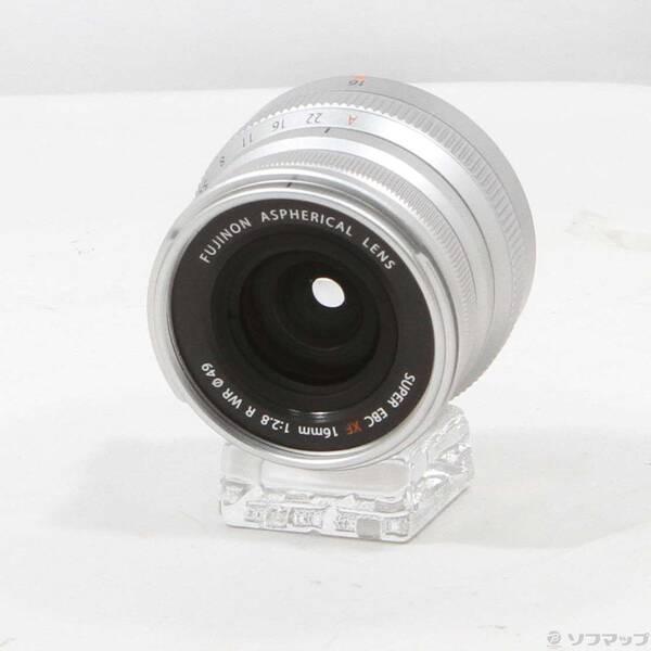 〔中古〕富士フイルム(FUJIFILM) フジノンXF16mmF2.8 R WR シルバー〔262-ud〕 | 