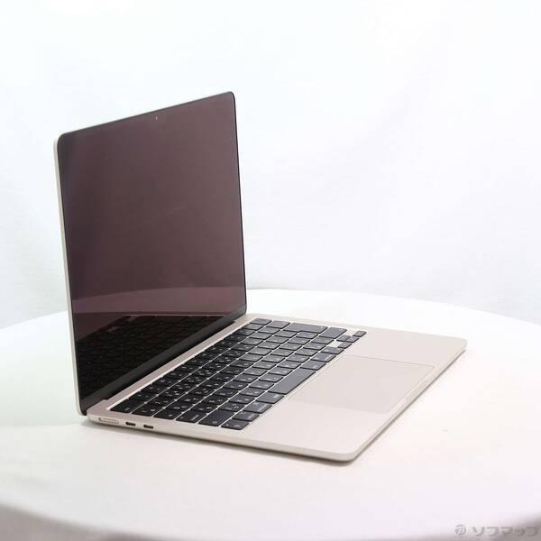 〔中古〕Apple(アップル) MacBook Air 13.6-inch Mid-2022 MLY13J／A Apple M2 8コアCPU_8コアGPU 8GB SSD256GB スターライト 〔26.3 Tahoe〕〔377-ud〕 |  | 03