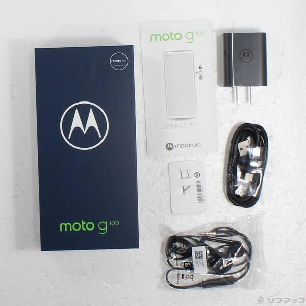 〔中古〕Motorola(モトローラ) moto g100 128GB イリディセントスカイ PAM80029JP SIMフリー〔295-ud〕 |  | 04