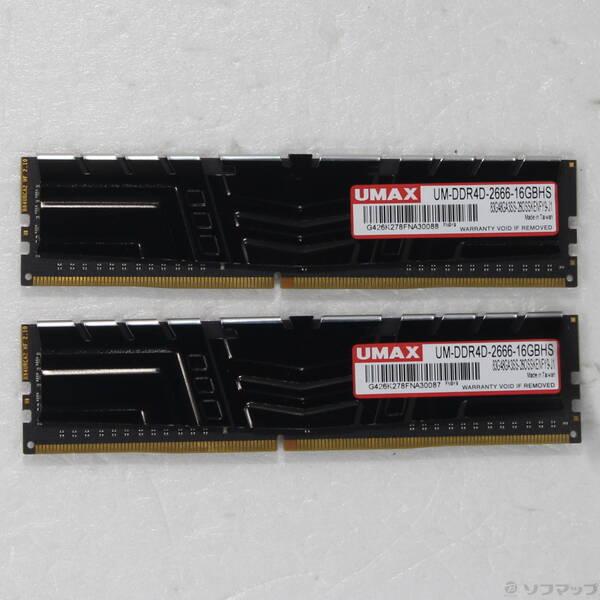 〔中古〕288P PC4-21300 DDR4-2666 16GB 8GB×2枚組〔262-ud〕 | 