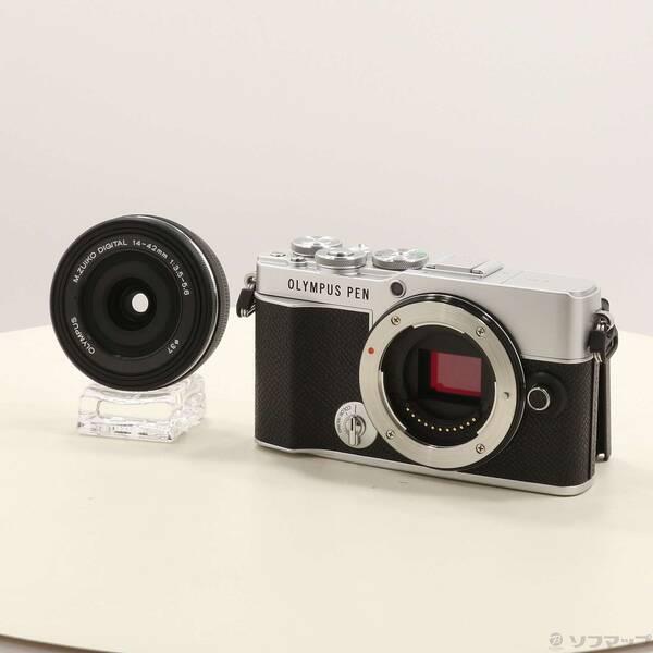 〔中古〕OLYMPUS(オリンパス) OLYMPUS PEN E-P7 14-42mm EZレンズキット シルバー〔349-ud〕 | 