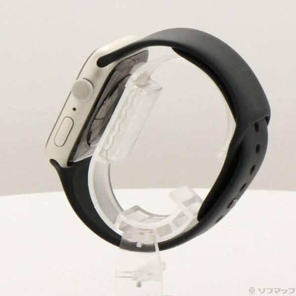 〔中古〕Apple(アップル) Apple Watch Series 7 GPS 45mm スターライトアルミニウムケース ミッドナイトスポーツバンド〔352-ud〕 |  | 01