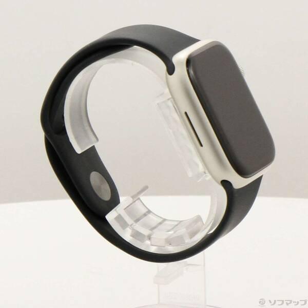 〔中古〕Apple(アップル) Apple Watch Series 7 GPS 45mm スターライトアルミニウムケース ミッドナイトスポーツバンド〔352-ud〕 |  | 03