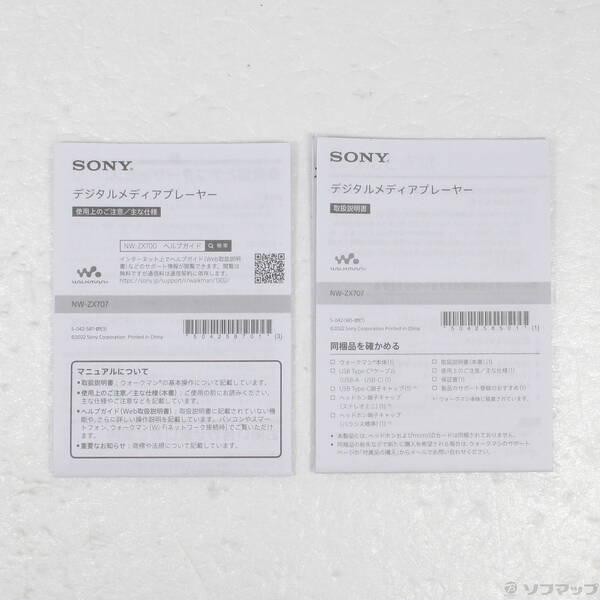 〔中古〕SONY(ソニー) WALKMAN ZX707 メモリ64GB+microSD ブラック NW-ZX707〔262-ud〕 |  | 04