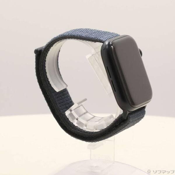 〔中古〕Apple(アップル) Apple Watch SE 第3世代 GPS 44mm ミッドナイトアルミニウムケース アンカーブルースポーツループ〔262-ud〕 |  | 03