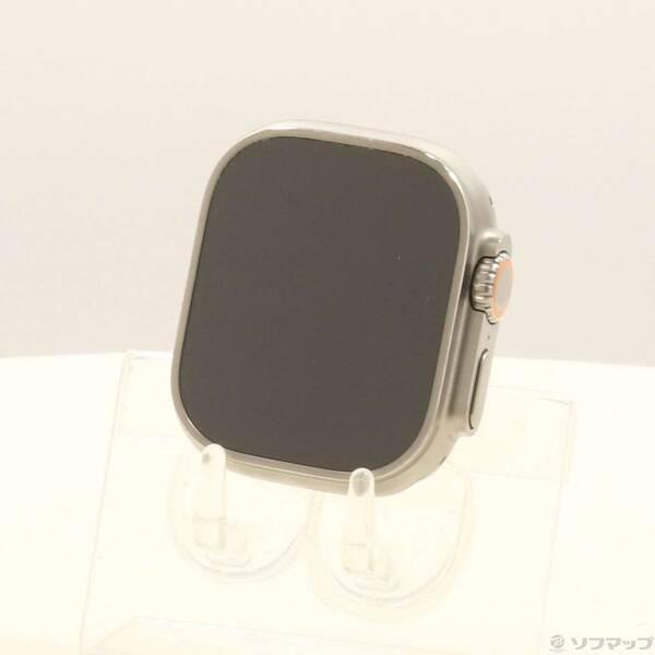 〔中古〕Apple(アップル) Apple Watch Ultra GPS + Cellular 49mm チタニウムケース バンド無し〔262-ud〕 | 