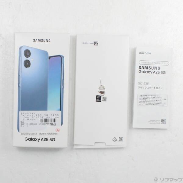 〔中古〕SAMSUNG(サムスン) Galaxy A25 5G 64GB ブルー SC-53F docomo SIMフリー〔377-ud〕 |  | 04