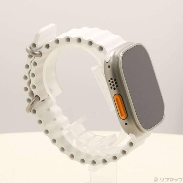 〔中古〕Apple(アップル) Apple Watch Ultra GPS + Cellular 49mm チタニウムケース ホワイトオーシャンバンド〔262-ud〕 |  | 03