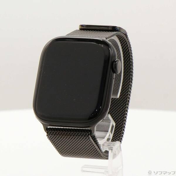 〔中古〕Apple(アップル) Apple Watch Series 10 GPS 46mm ジェットブラックアルミニウムケース スレートミラネーゼループ〔348-ud〕 | 