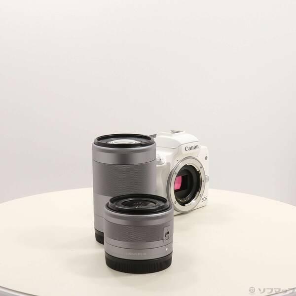 〔中古〕Canon(キヤノン) EOS Kiss M2 ダブルズームキット ホワイト〔262-ud〕 |  | 03
