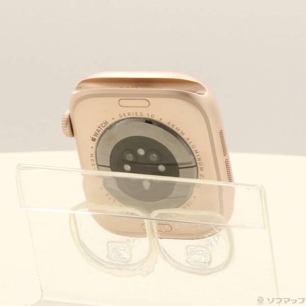 〔中古〕Apple(アップル) Apple Watch Series 10 GPS + Cellular 46mm ゴールドアルミニウムケース バンド無し〔349-ud〕 |  | 02
