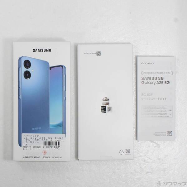〔中古〕SAMSUNG(サムスン) Galaxy A25 5G 64GB ブルー SC-53F docomo SIMフリー〔344-ud〕 |  | 04