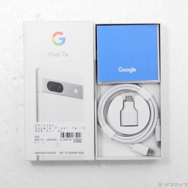 〔中古〕GOOGLE(グーグル) Google Pixel 7a 128GB スノー au SIMフリー〔198-ud〕 |  | 04