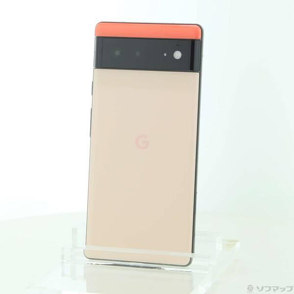 〔中古〕GOOGLE(グーグル) Google Pixel 6 128GB カインダコラル GR1YH SIMフリー〔258-ud〕 | 