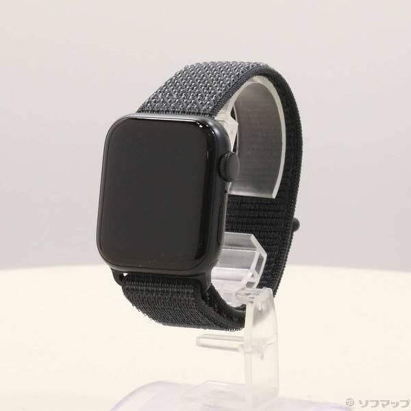 〔中古〕Apple(アップル) Apple Watch SE 第3世代 GPS 40mm ミッドナイトアルミニウムケース ダークグレイスポーツループ〔258-ud〕 | 
