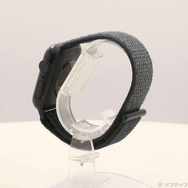 〔中古〕Apple(アップル) Apple Watch SE 第3世代 GPS 40mm ミッドナイトアルミニウムケース ダークグレイスポーツループ〔258-ud〕 |  | 01