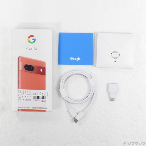 中古〕GOOGLE(グーグル) Google Pixel 7a 128GB コーラル GA04438-JP