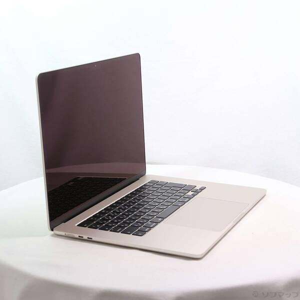 〔中古〕Apple(アップル) MacBook Air 15.3-inch Mid-2023 MQKU3J／A Apple M2 8コアCPU_10コアGPU 8GB SSD256GB スターライト 〔26.3 Tahoe〕〔377-ud〕 |  | 03