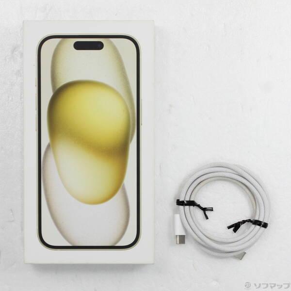 〔中古〕Apple(アップル) iPhone15 256GB イエロー MTMQ3J／A SIMフリー〔262-ud〕 |  | 04