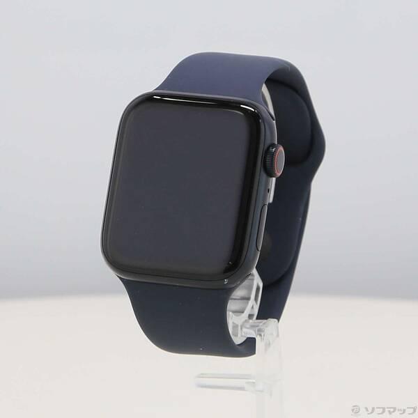 〔中古〕Apple(アップル) Apple Watch SE 第2世代 GPS + Cellular 44mm ミッドナイトアルミニウムケース ミッドナイトスポーツバンド〔352-ud〕 | 