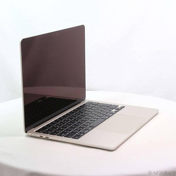 〔中古〕Apple(アップル) MacBook Air 13.6-inch Early-2025 MC6A4J／A Apple M4 10コアCPU_10コアGPU 24GB SSD2TB スターライト 〔26.3 Tahoe〕〔262-ud〕 |  | 03