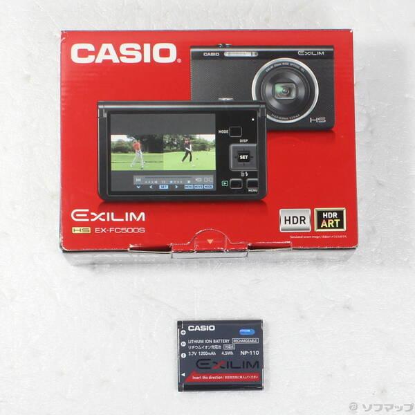 〔中古〕CASIO(カシオ) HIGH SPEED EXILIM EX-FC500S ブラック〔371-ud〕 |  | 04