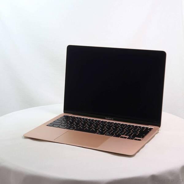 〔中古〕Apple(アップル) MacBook Air 13.3-inch Early-2020 MWTL2J／A Core_i3 1.1GHz 8GB SSD256GB ゴールド 〔10.15 Catalina〕〔262-ud〕 | 