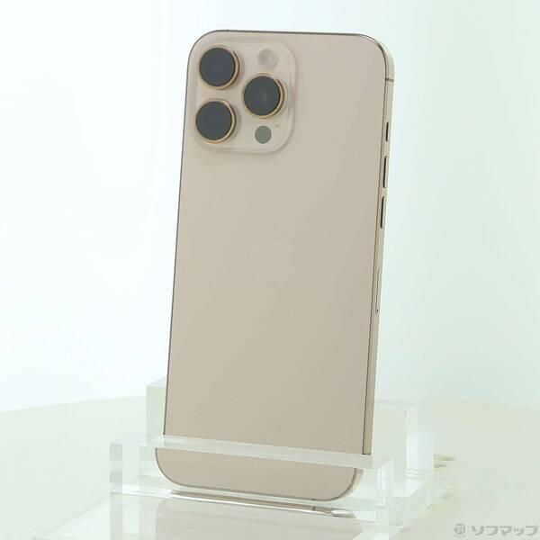 〔中古〕Apple(アップル) iPhone16 Pro Max 256GB デザートチタニウム MYWJ3J／A SIMフリー〔377-ud〕 | 