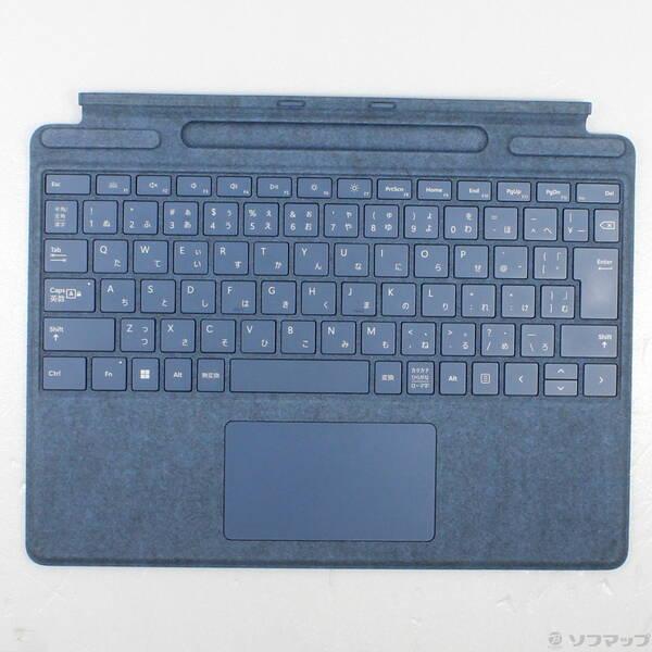 〔中古〕Microsoft(マイクロソフト) スリムペン2付き Surface Pro Signature キーボード サファイア 日本語 8X6-00115〔344-ud〕 | 