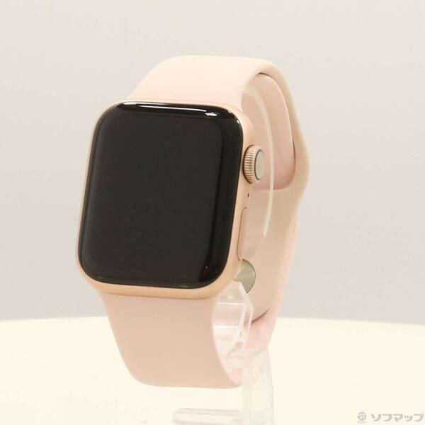 〔中古〕Apple(アップル) Apple Watch Series 4 GPS 40mm ゴールドアルミニウムケース ピンクサンドスポーツバンド〔247-ud〕 | 