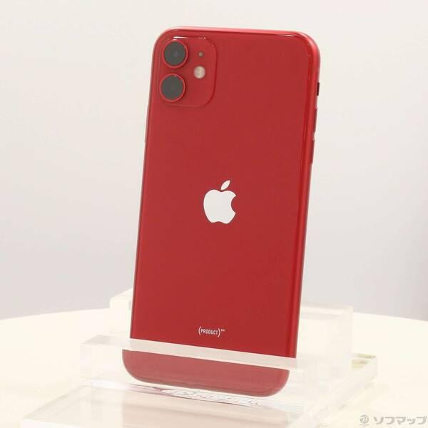 〔中古〕Apple(アップル) iPhone11 128GB プロダクトレッド MWM32J／A SIMフリー〔352-ud〕 | 