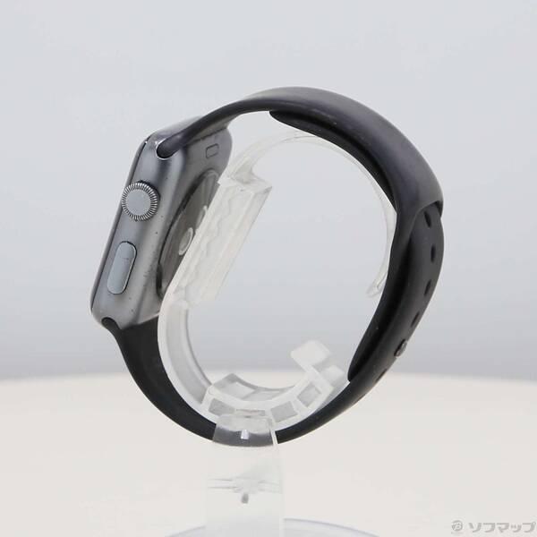 〔中古〕Apple(アップル) Apple Watch Series 2 42mm スペースグレイアルミニウムケース ブラックスポーツバンド〔247-ud〕 |  | 01