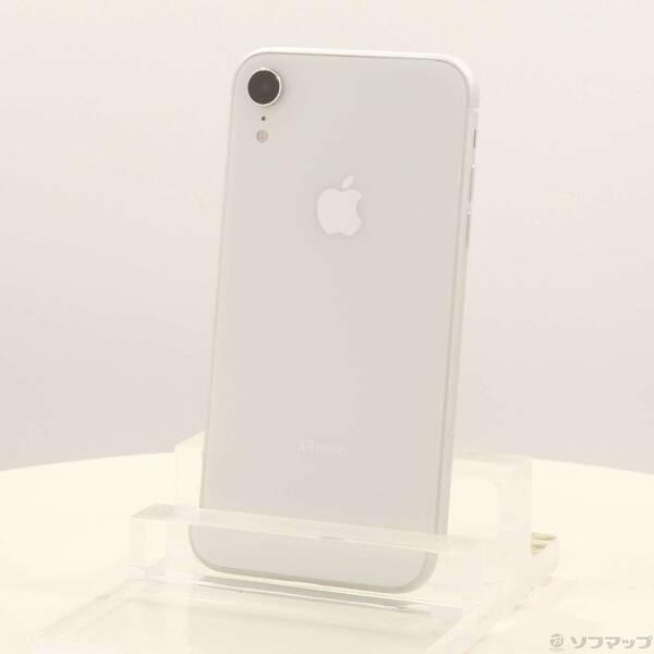 〔中古〕Apple(アップル) iPhoneXR 64GB ホワイト MT032J／A SIMフリー〔349-ud〕 | 